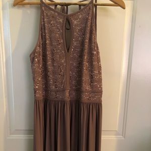 Mauve prom dress